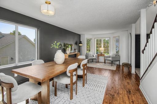 Plenty of room to gather and host family and friends.