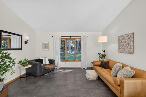 Comfortable living room provides another inviting place to relax and unwind.