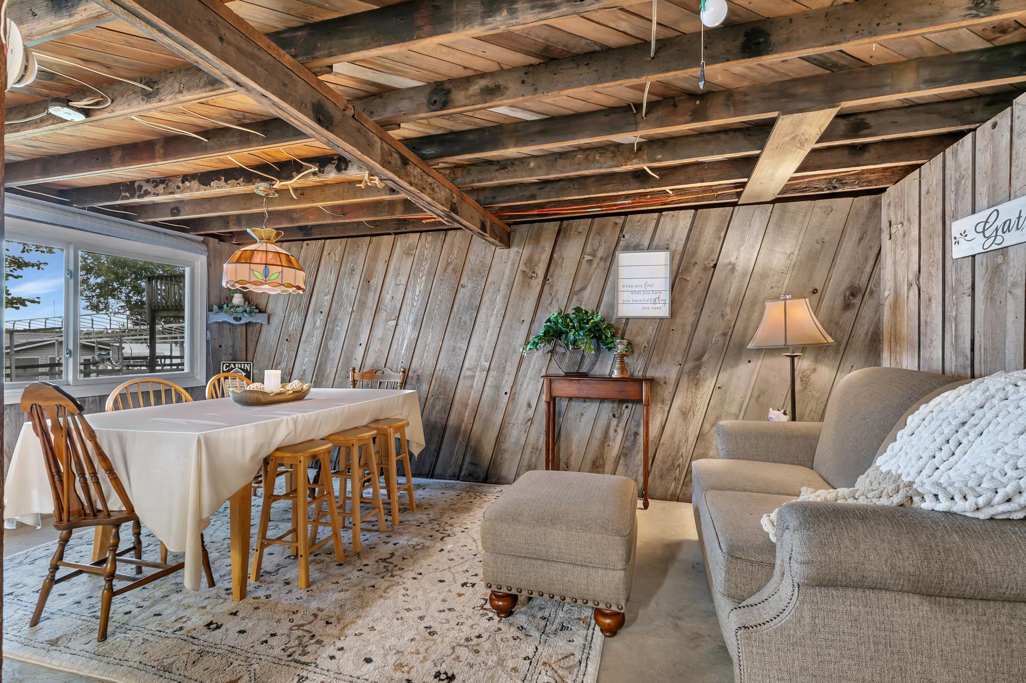 More room to sit together and enjoy coffee