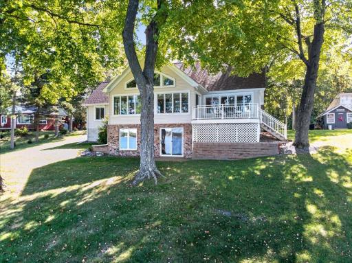 Year-Round Lake Home Surrounded by Mature Trees in Lindstrom MN