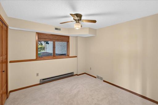 Bedroom #3 in Lower level of home offers fresh paint and new carpet