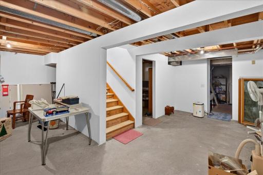 Lower Level unfinished storage area