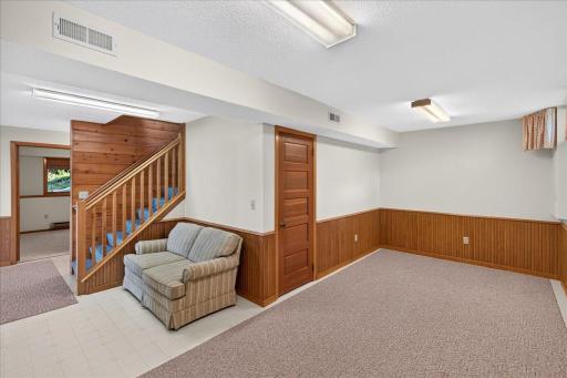 Lower Level Rec Room for your games, Movie Nights, pool table, etc.