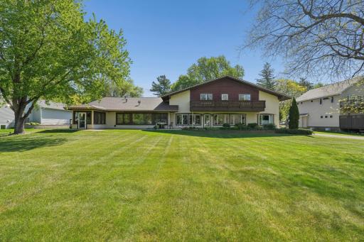 Beautiful backyard overlooking nearly two private, secluded acres.