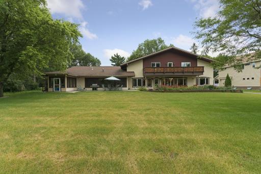Beautiful backyard overlooking nearly two private, secluded acres.