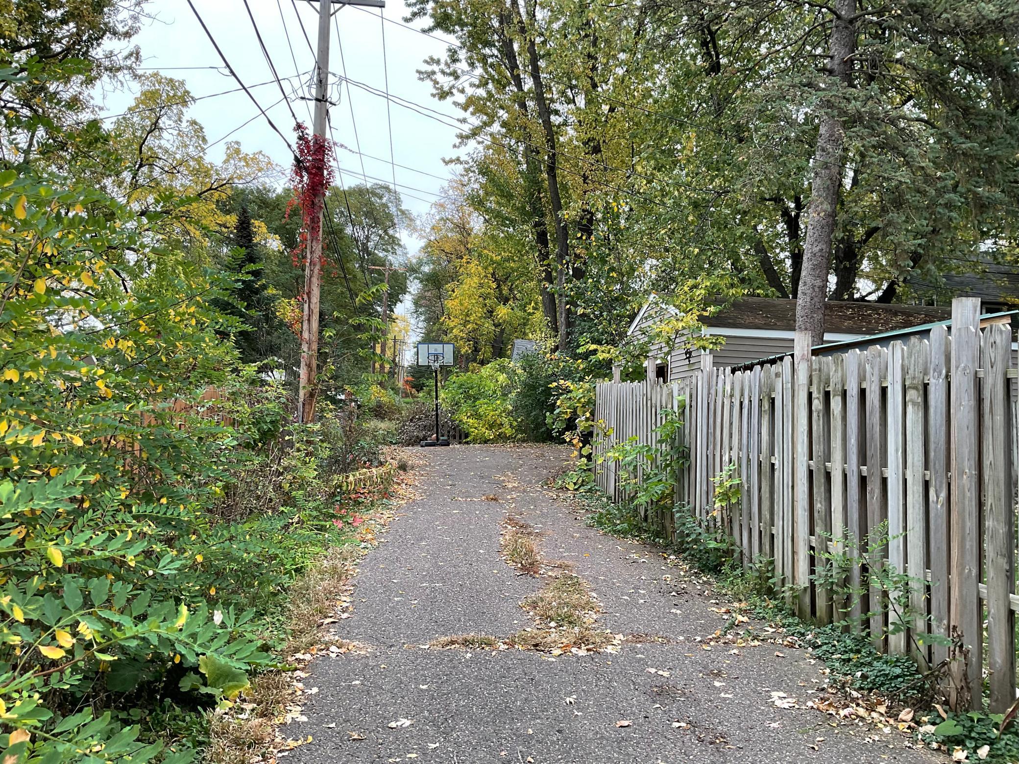 You are the only garage on this alley way
