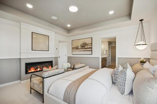 Spacious and serene, this primary bedroom offers a relaxing retreat at the end of the day. With generous square footage, soft natural light, the room promotes both rest and quiet moments of retreat.