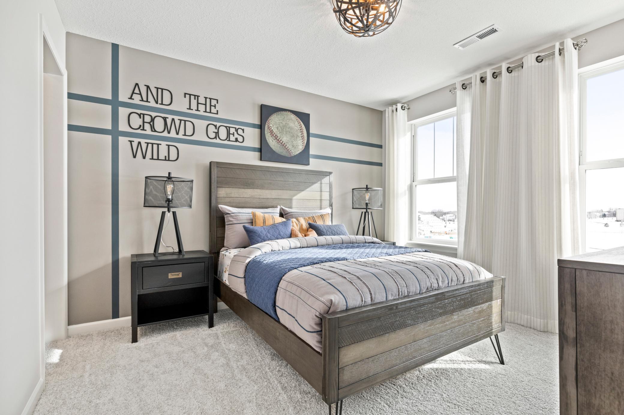 1 of 4 upstairs bedrooms