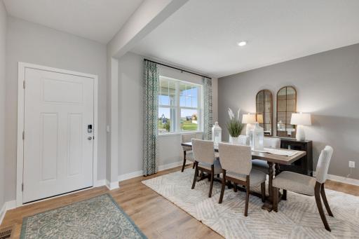 What an entry! A front room with so many options.