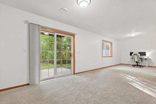 Lower level walk-out to your private backyard