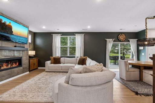 The living area that's perfect for entertaining friends and family.