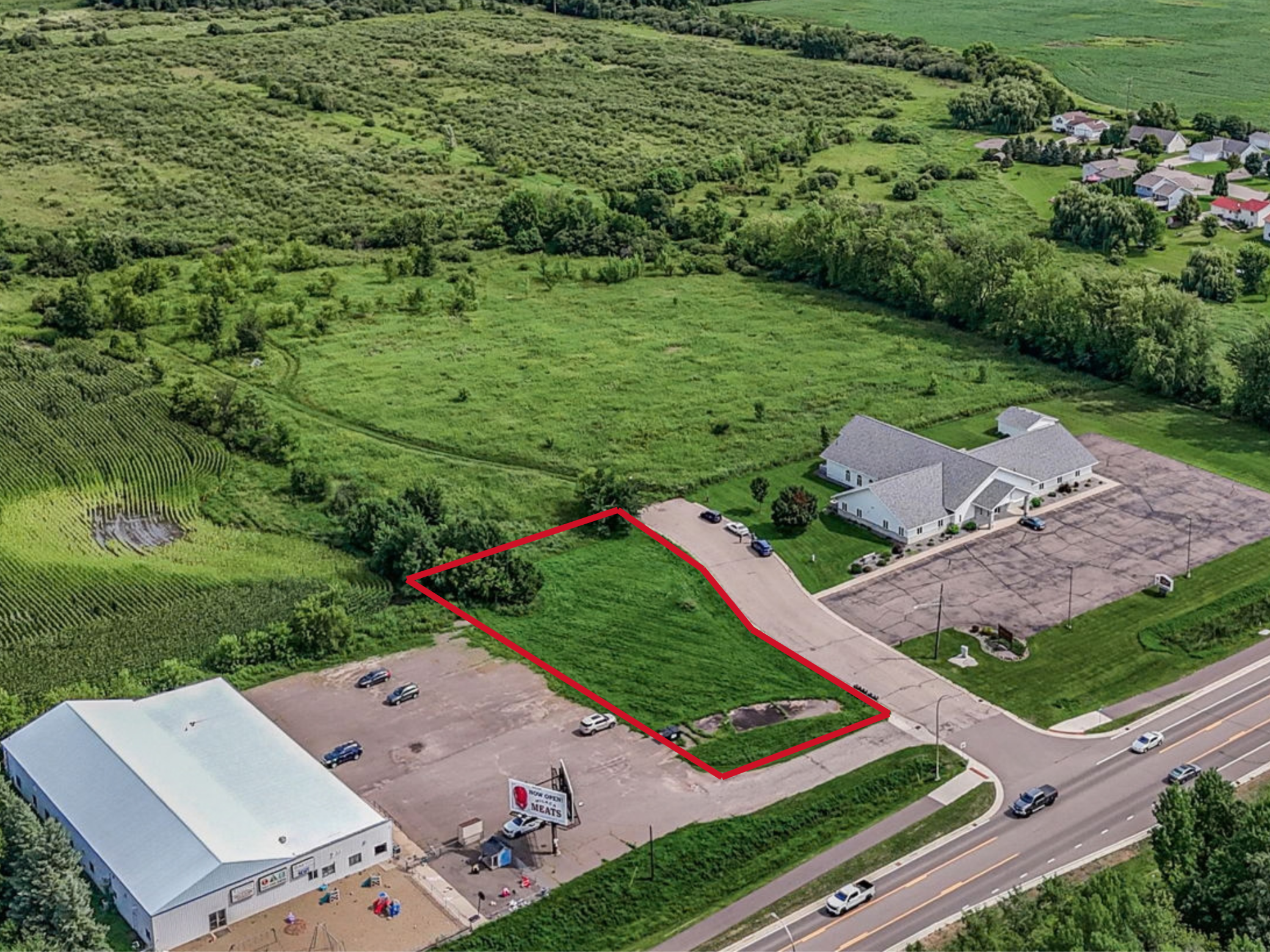 Lot is located on the east side of town w/ easy access to Highway 23 and is close to Foley Public Schools.