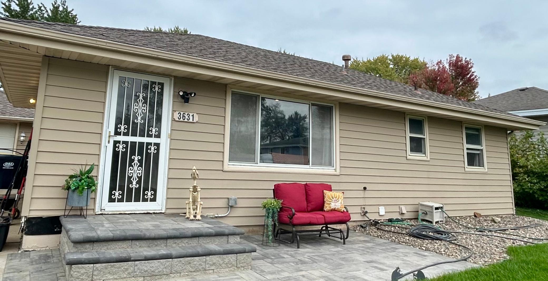 Custom paver patio and brand new sod installed!