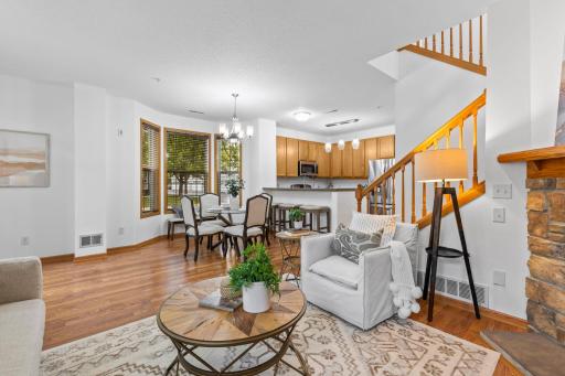 Another perspective from the living room showcasing the open layout.