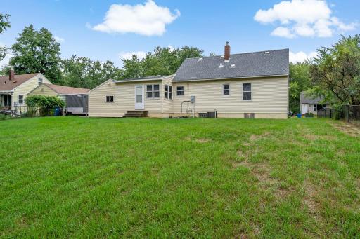So Much Potential In This Large Rear Yard!