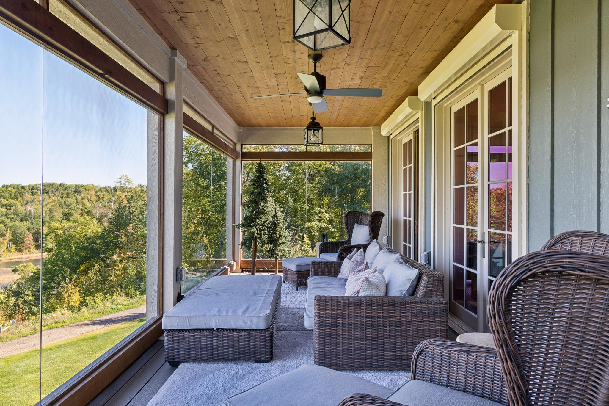 Primary covered porch