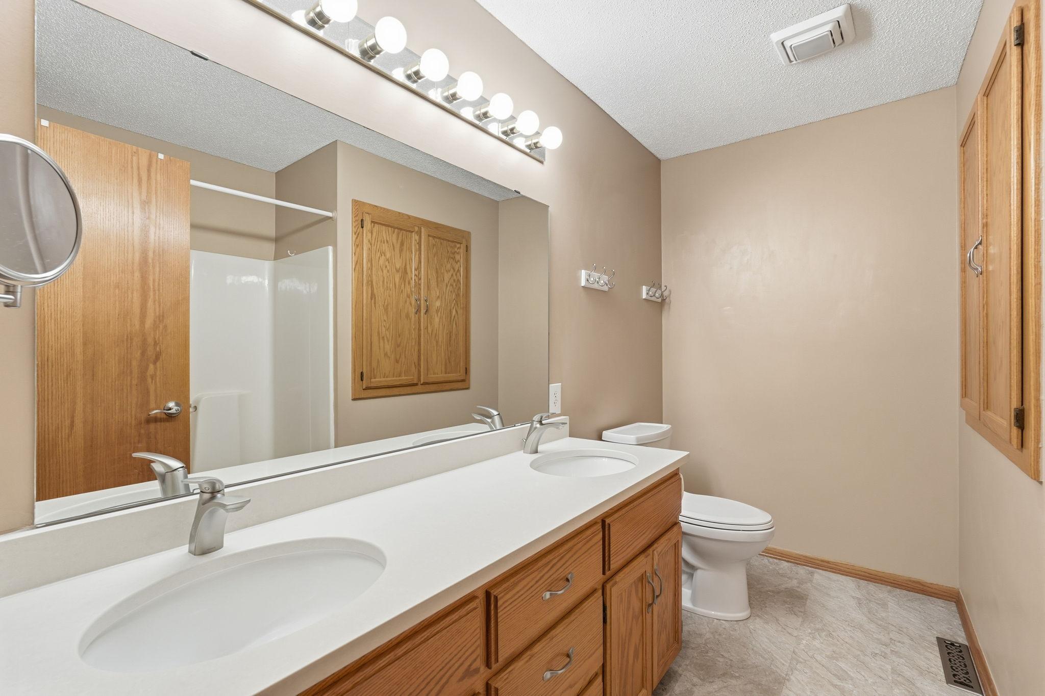 Lower level updated bathroom