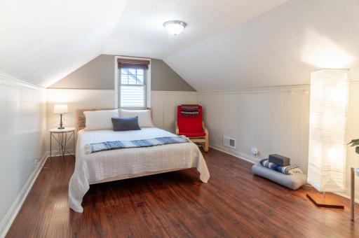 Get cozy, or get moving, this room has space for both.