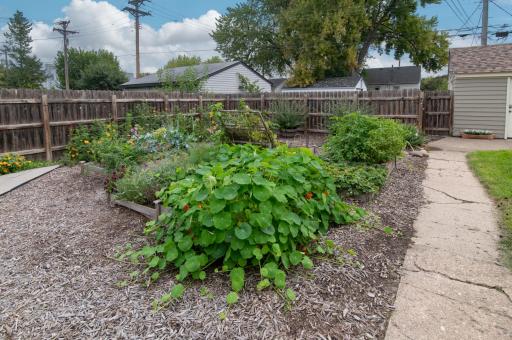 The current owner loves the bounty their garden provides and the cedar privacy fence means it's all yours to enjoy.