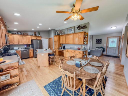 Kitchen/Dining - center island, NEW slate appliances