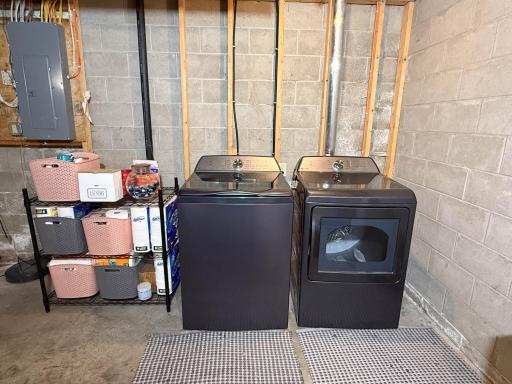 Laundry - New Slate GE Profile Washer/Dryer
