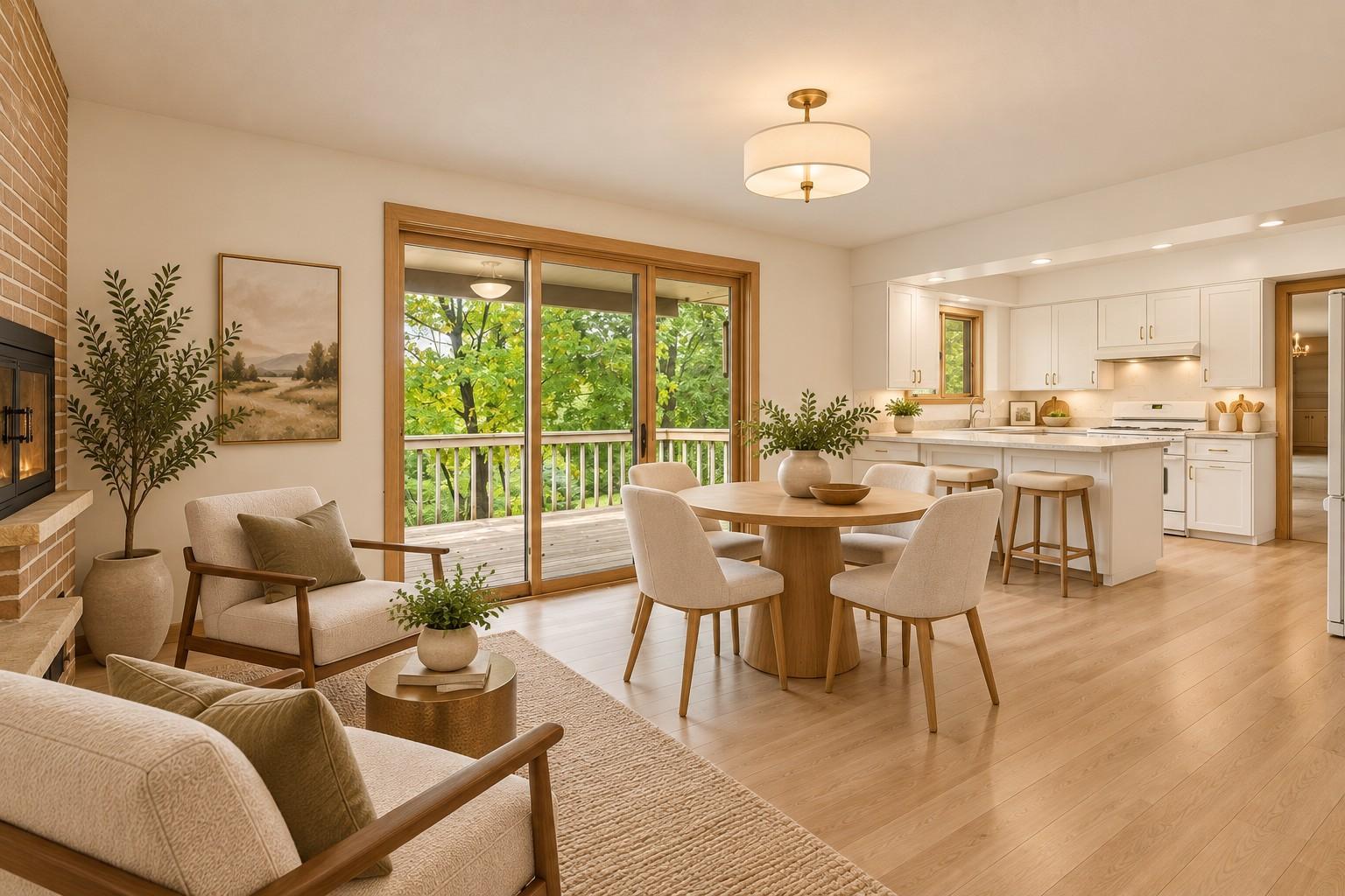 Virtually Staged - Virtually staged and digitally updated to show the potential.