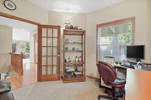 Versatile main-floor den can easily be converted into a third bedroom!
