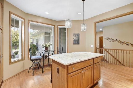 Beautiful hardwood floors add warmth and character throughout the main living spaces!