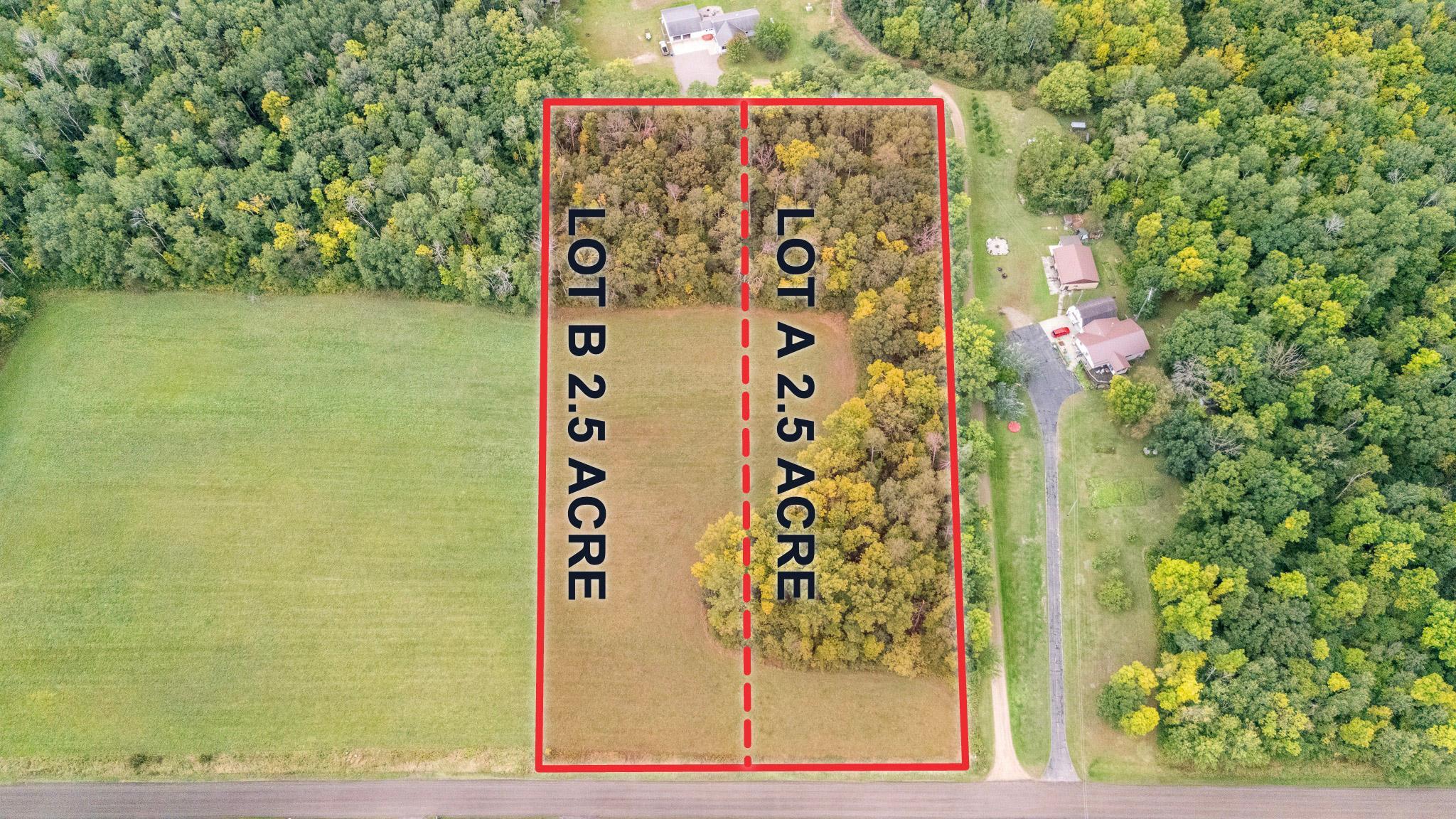 Level and open field lot B with wooded lot A.jpg