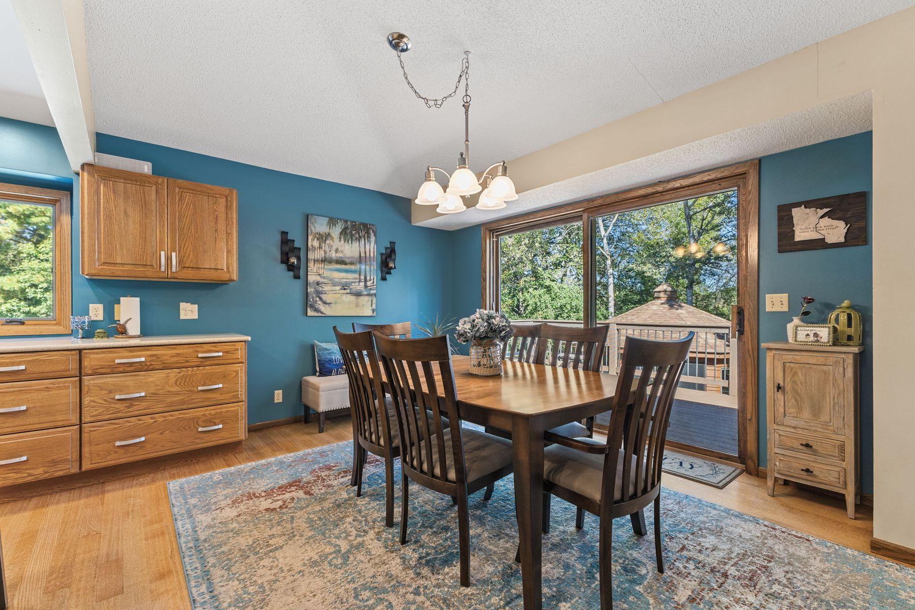 1615 Laurel Ave Open floor Plan with Dining Room walking out to a multi level maintenance free deck