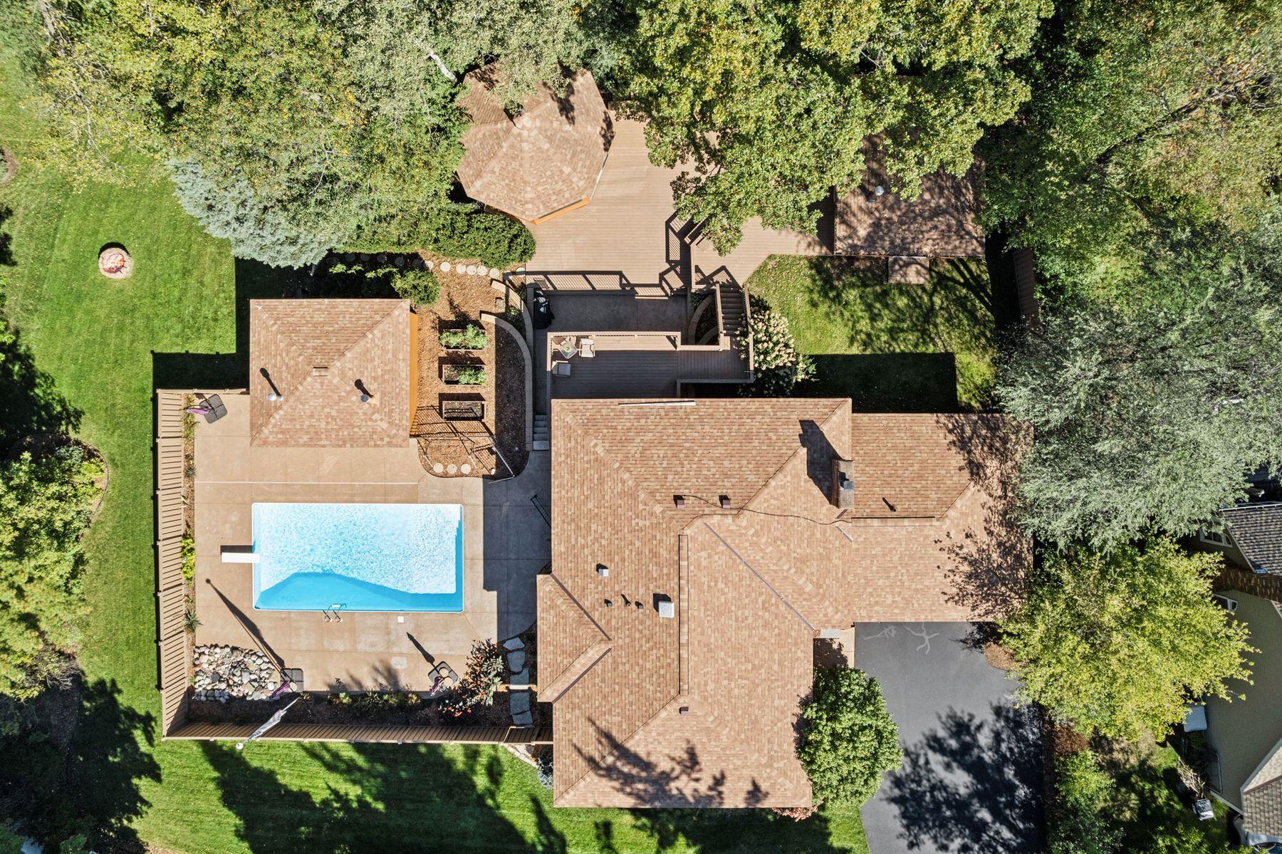 1615 Laurel Ave Top View of the home