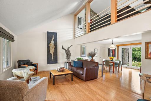Vaulted Living Room