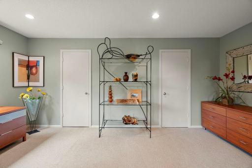 2 large walk-in closets