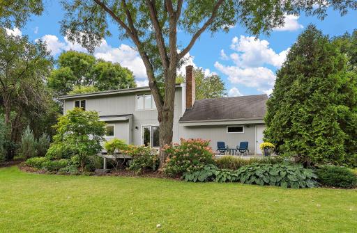 Beautifully landscaped yard
