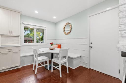 Amazing breakfast nook