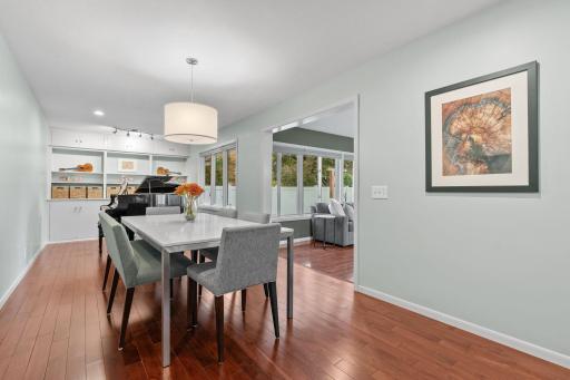 Nice size dining room