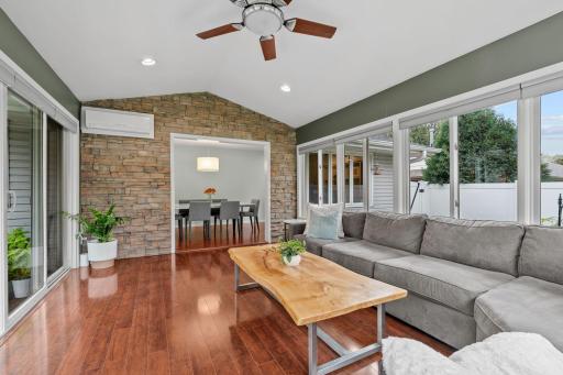 Wonderful vaulted ceiling