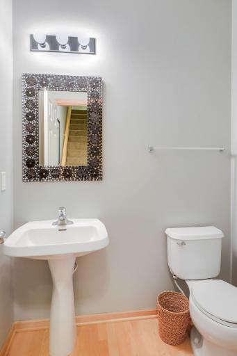 Main level guest bathroom.