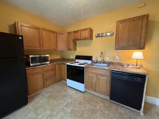 Unit 2 kitchen with dishwasher