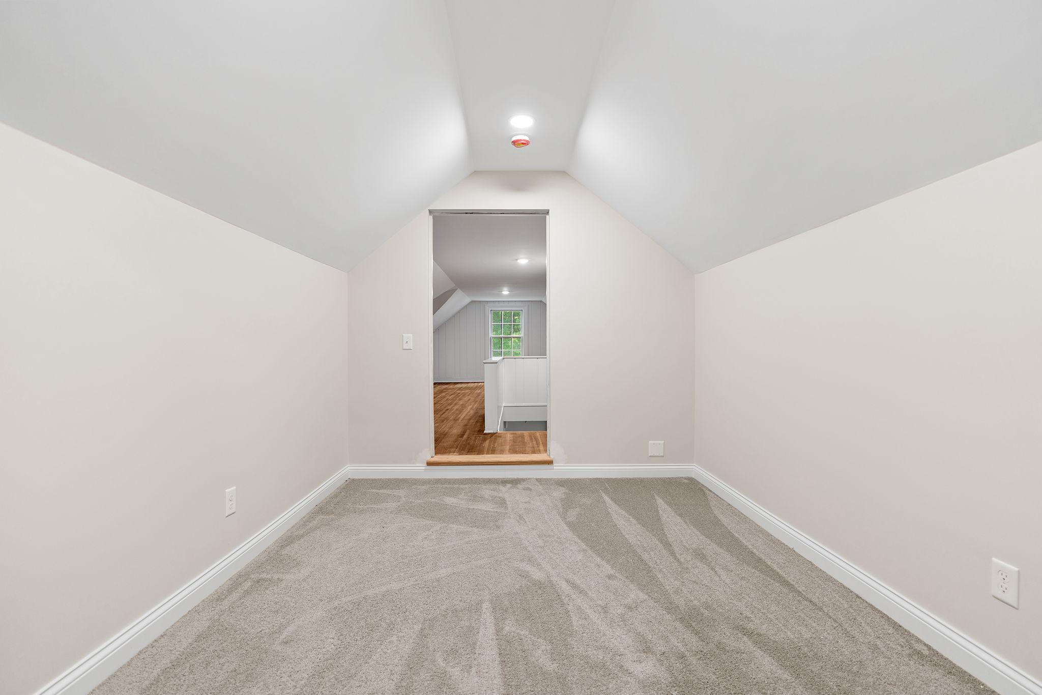 Transitional room to primary suite
