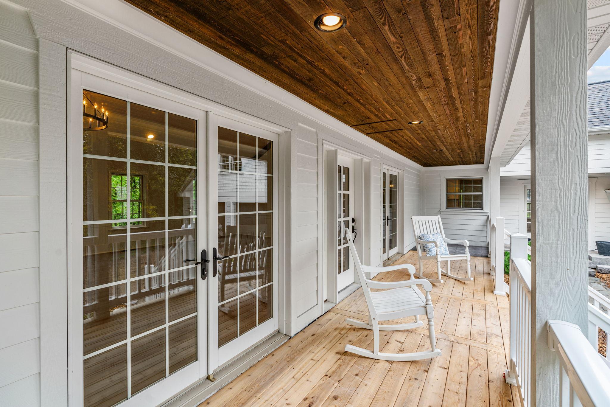 Large front porch