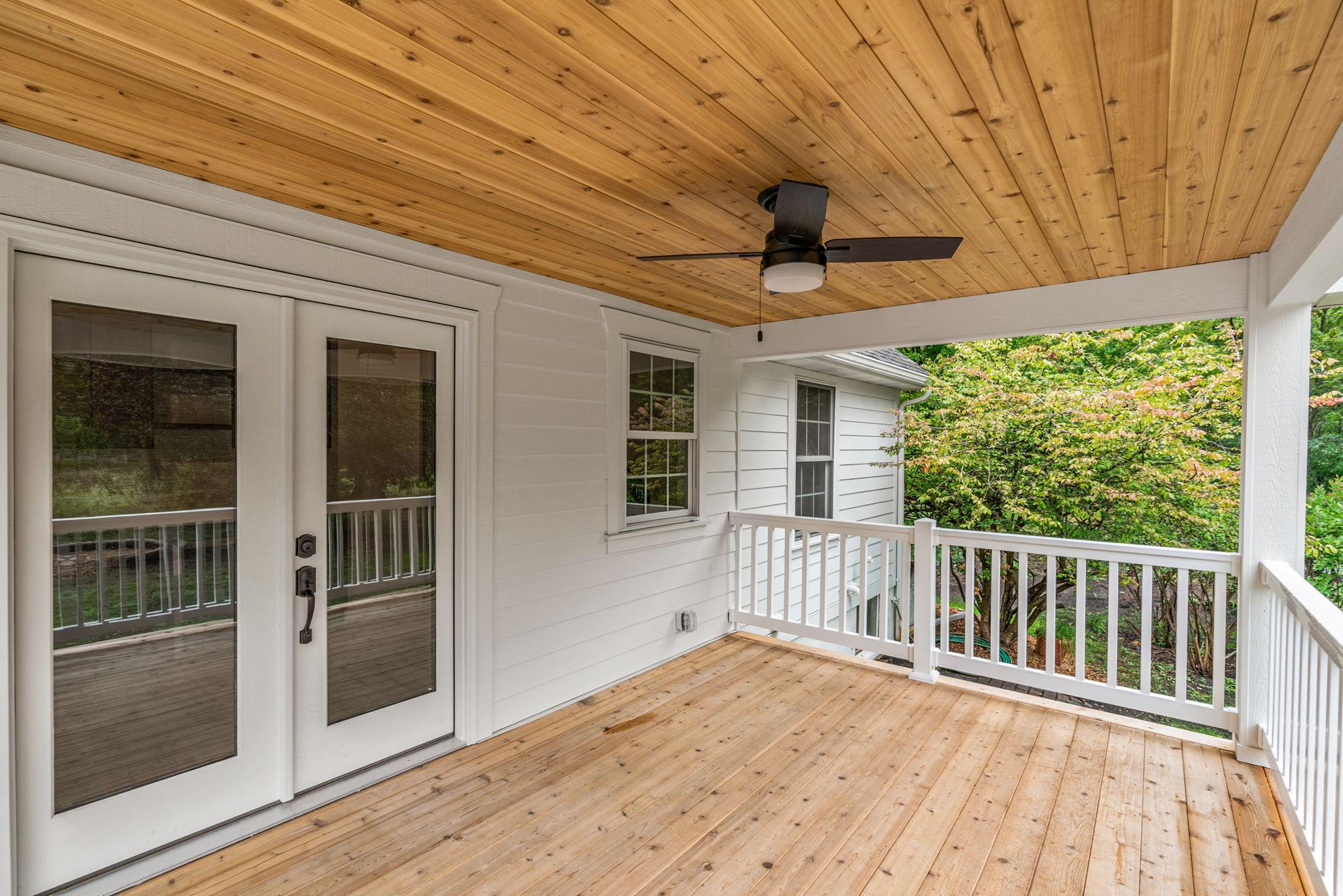 Rear Porch