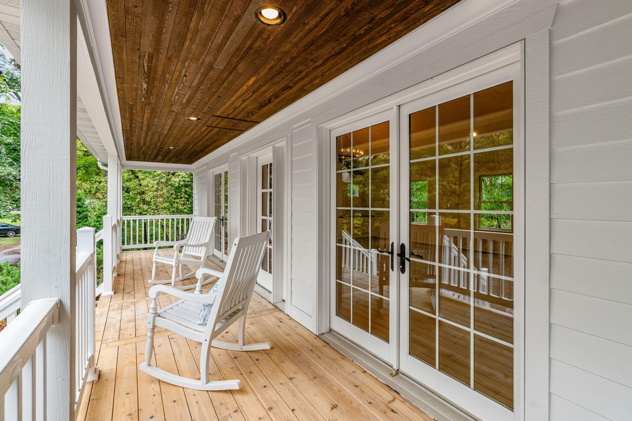Large front porch