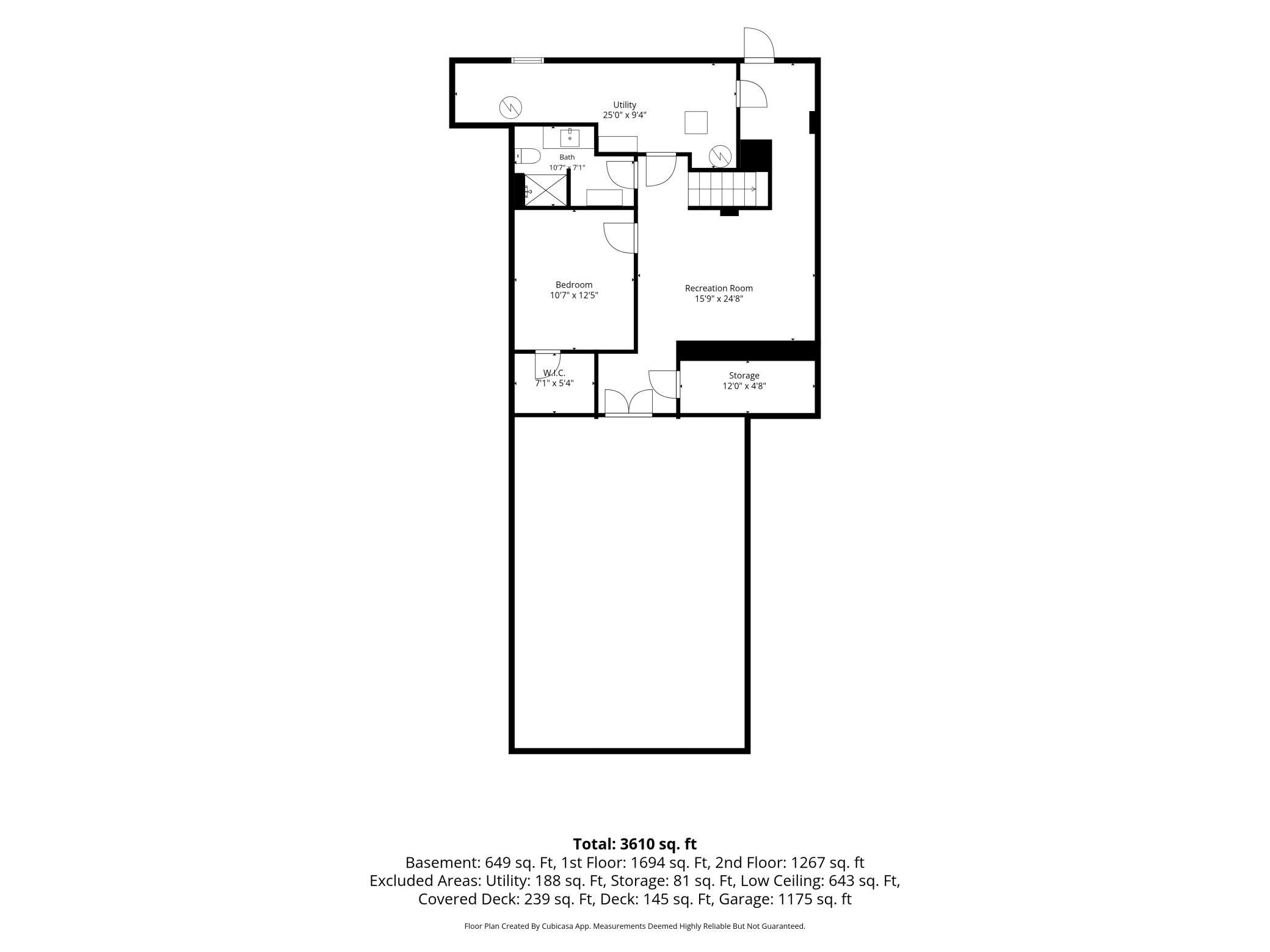 Lower Level Floor Plan