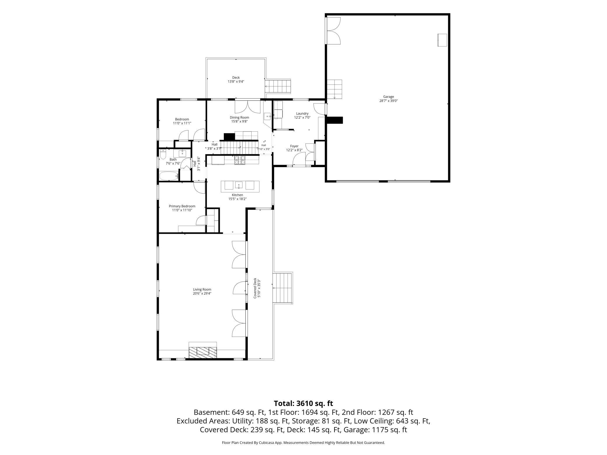 Main Level Floor Plan