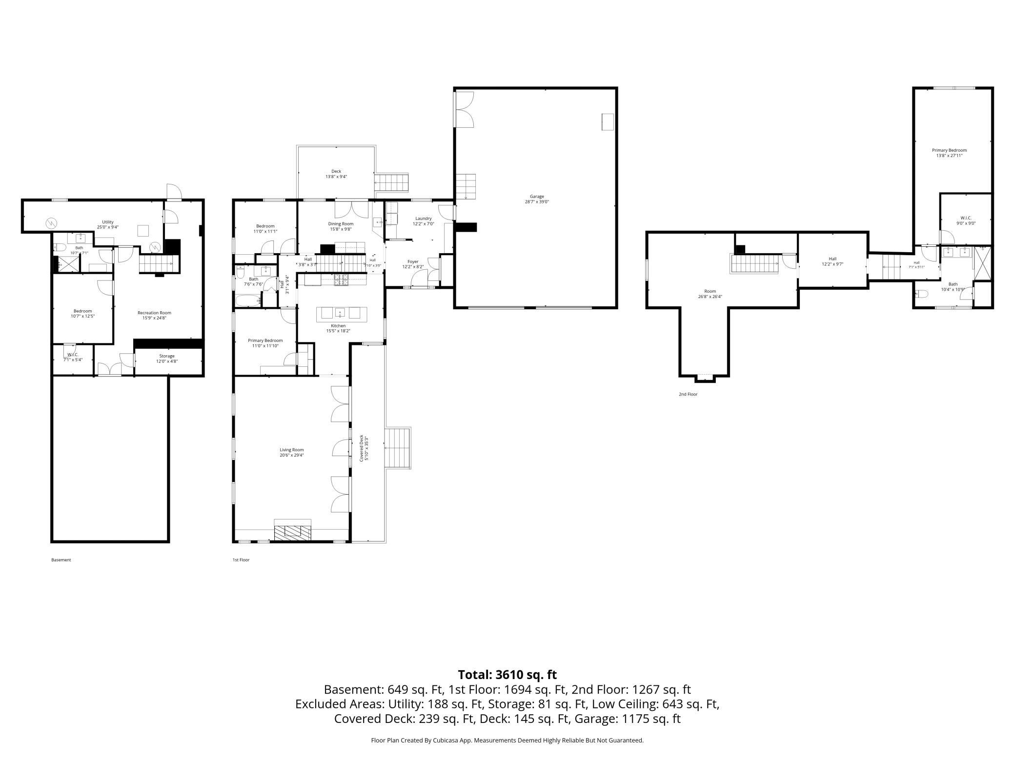 Combined Floor Plans