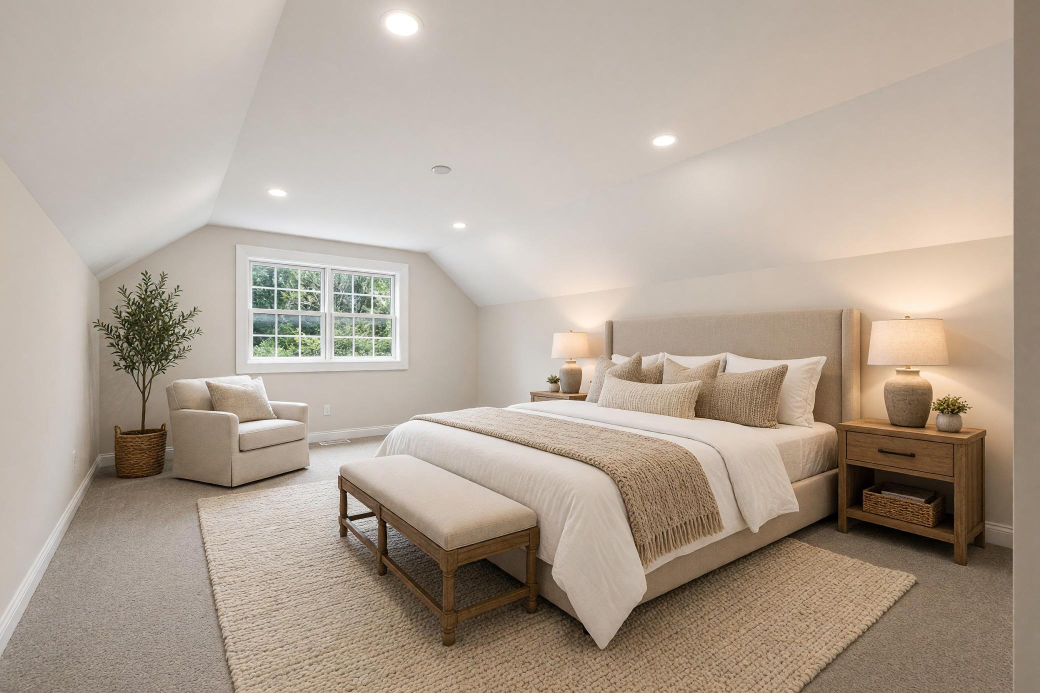 Primary Suite - Virtually Staged