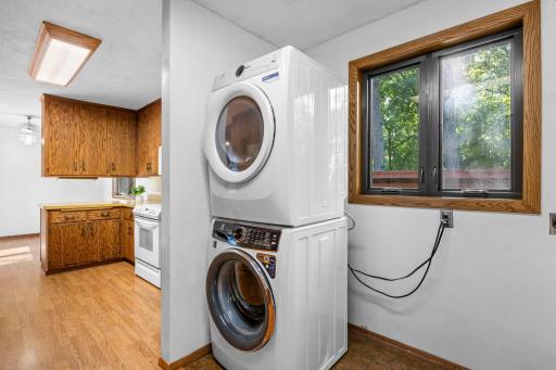 Convenient main level laundry setup makes this one perfect for one-level living!