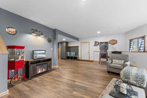 View of the lower level family space