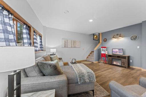 View of the lower level family space